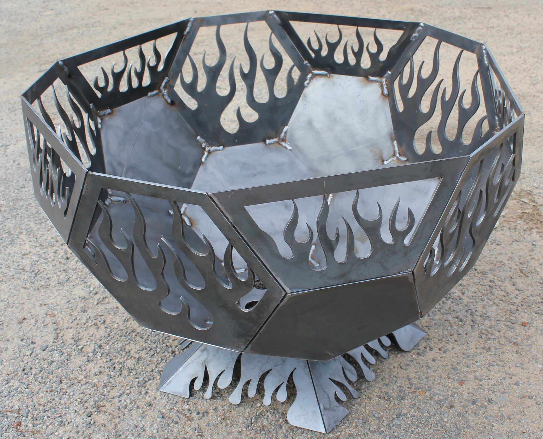 Fire Pit Geodesic Goblet (Made to Order)