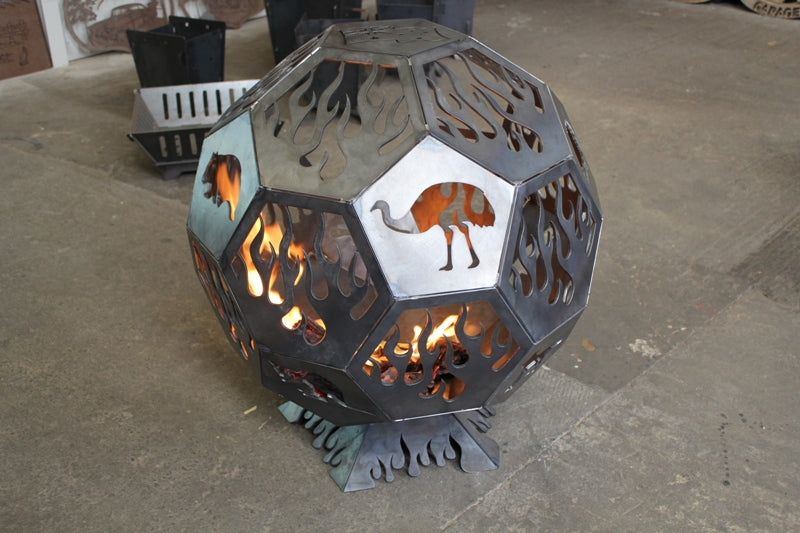 Fire Pit Geodesic Flames (Made to Order)